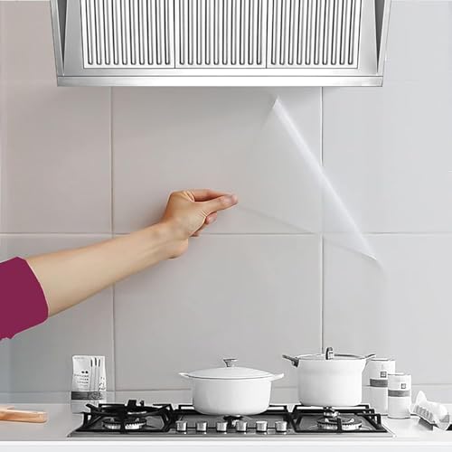 Cosmos Star Oil Proof Wall Stickers Wallpaper Kitchen Backsplash Wall Protector and Heat Resistant (12x48 Kitchen/Film) - Image 1