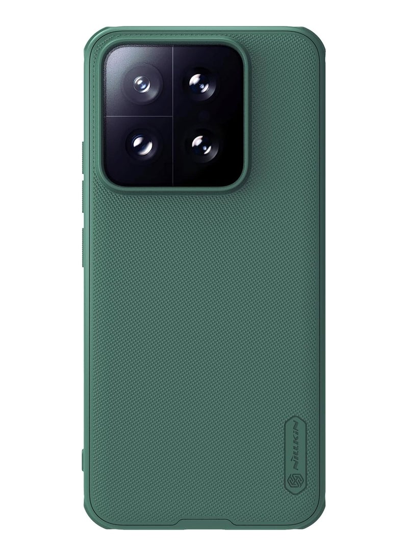 Nillkin Super Frosted Shield Pro Magnetic Series Cover Case Designed For Xiaomi Mi 14 - Green - Image 1