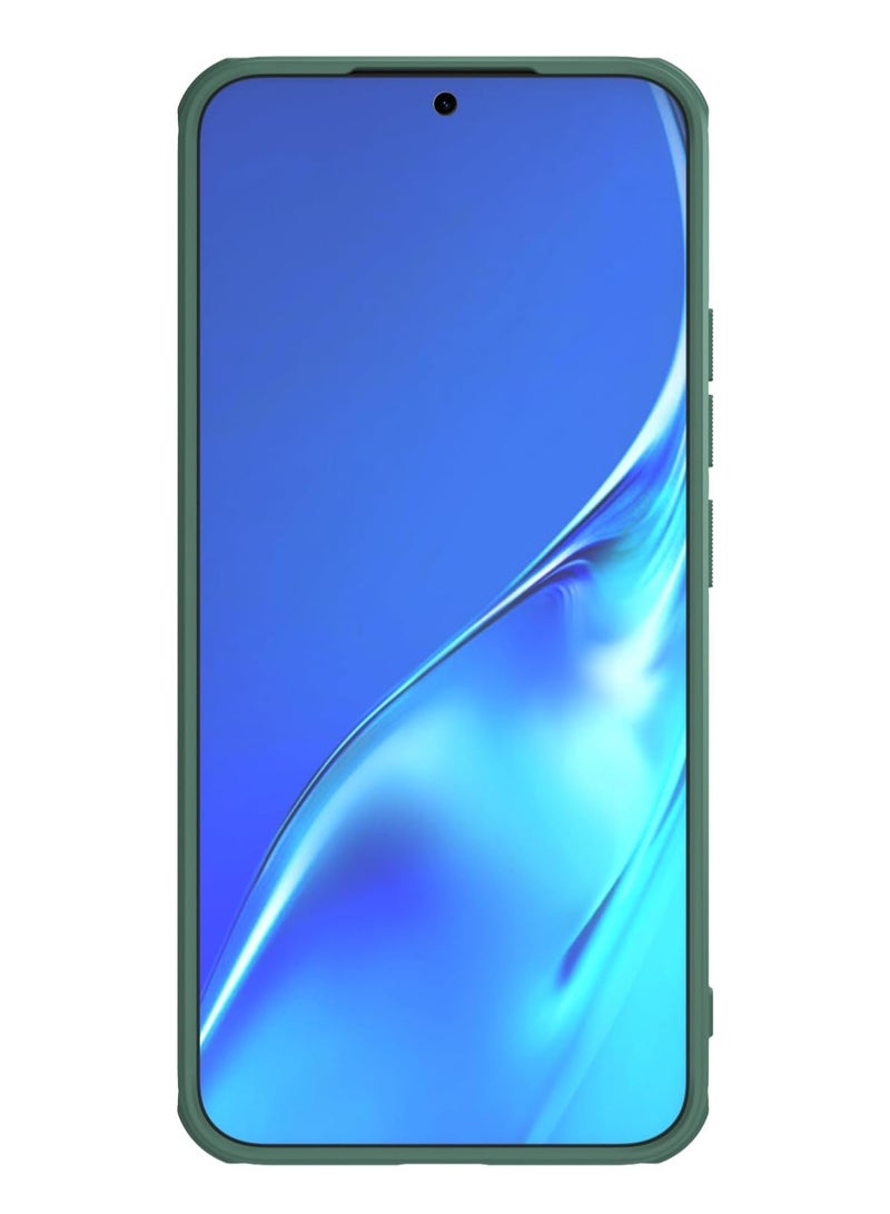 Nillkin Super Frosted Shield Pro Magnetic Series Cover Case Designed For Xiaomi Mi 14 - Green - Image 3