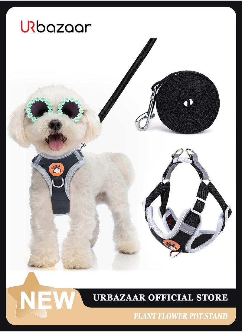 URbazaar Small Dog Harness No Pull, Adjustable Dog Strap, Easy Control Padded Dog Vest Harness, Reflective No-Pull Pet Harness for Outdoor Walking，Training  - Image 1