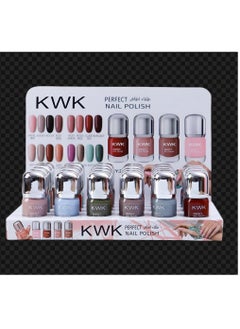 kwk 24-Piece Nail Polish Set Multicolour  - Image 4