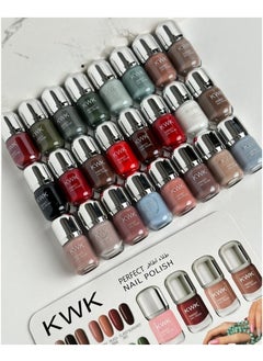 kwk 24-Piece Nail Polish Set Multicolour  - Image 2