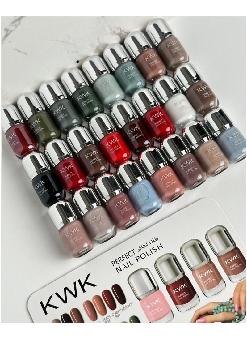 kwk 24-Piece Nail Polish Set Multicolour  - Image 2