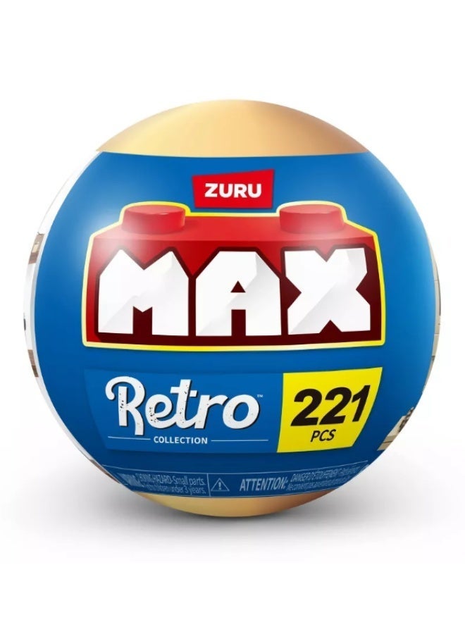 ZURU MAX Build More Retro Capsule by ZURU, Collectible Retro Building Toy Set - Image 2