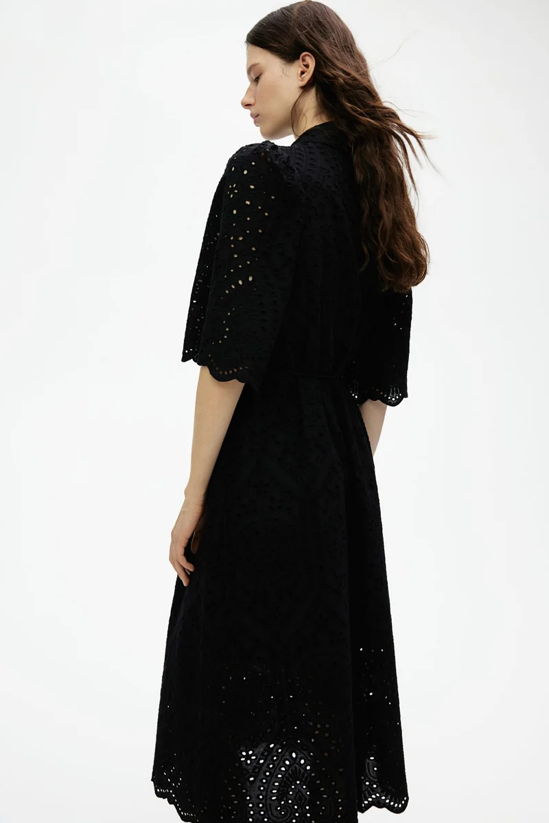 اتش اند ام Broderie anglaise shirt dress