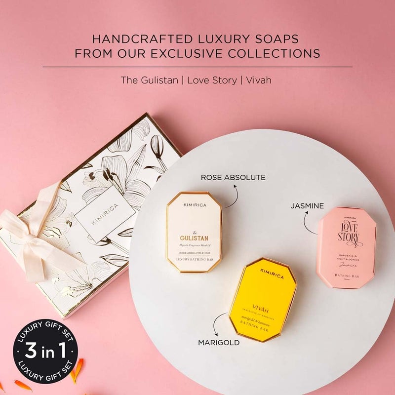 Kimirica Luxury Soap Set of 3 Gift Set - Image 2