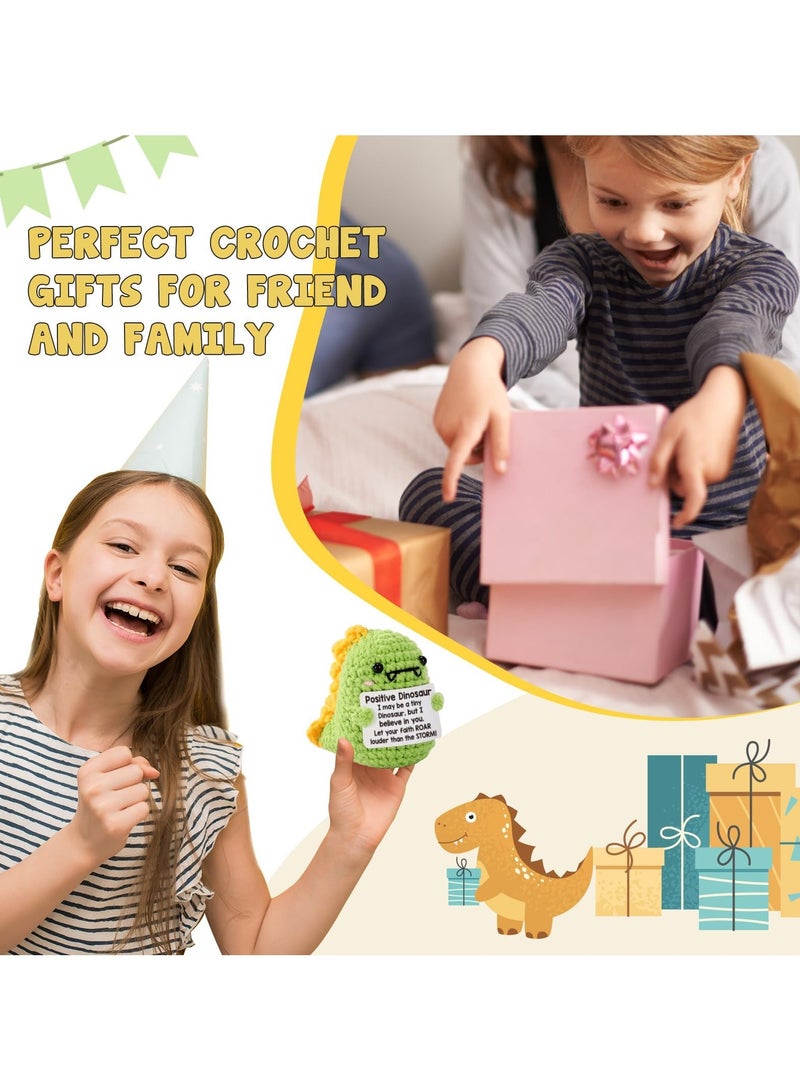 غنافوتو هدية صغيرة على شكل ديناصور، حيوان يبعث على المشاعر الإيجابية لزميل العمل أو الأخت أو الأخ، هدية لطيفة لعيد الميلاد على شكل ديناصور، هدية صغيرة لعيد الميلاد أو لتزيين المكتب للأصدقاء أو الابنة أو الابن - Image 5