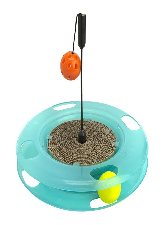 Kitty City Swat Track Cat Toy, 3 Toys in 1 Cat Toy for Cat and Kitty, 10.5" x 12.00" x 12.00, CM-0209-CS01 - Image 4