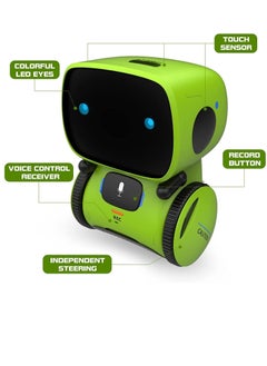 Generic Voice Controlled Interactive Touch Talk Intelligent Robots With Singing Dancing Repeating Speech Recognition Voice Recording Robot Toy For Kids  - Image 2