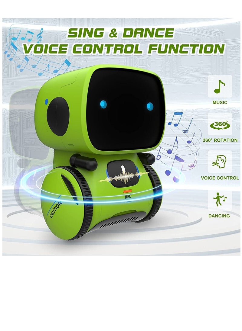 Generic - Voice Controlled Interactive Touch Talk Intelligent Robots With Singing Dancing Repeating Speech Recognition Voice Recording Robot Toy For Kids - Image 1