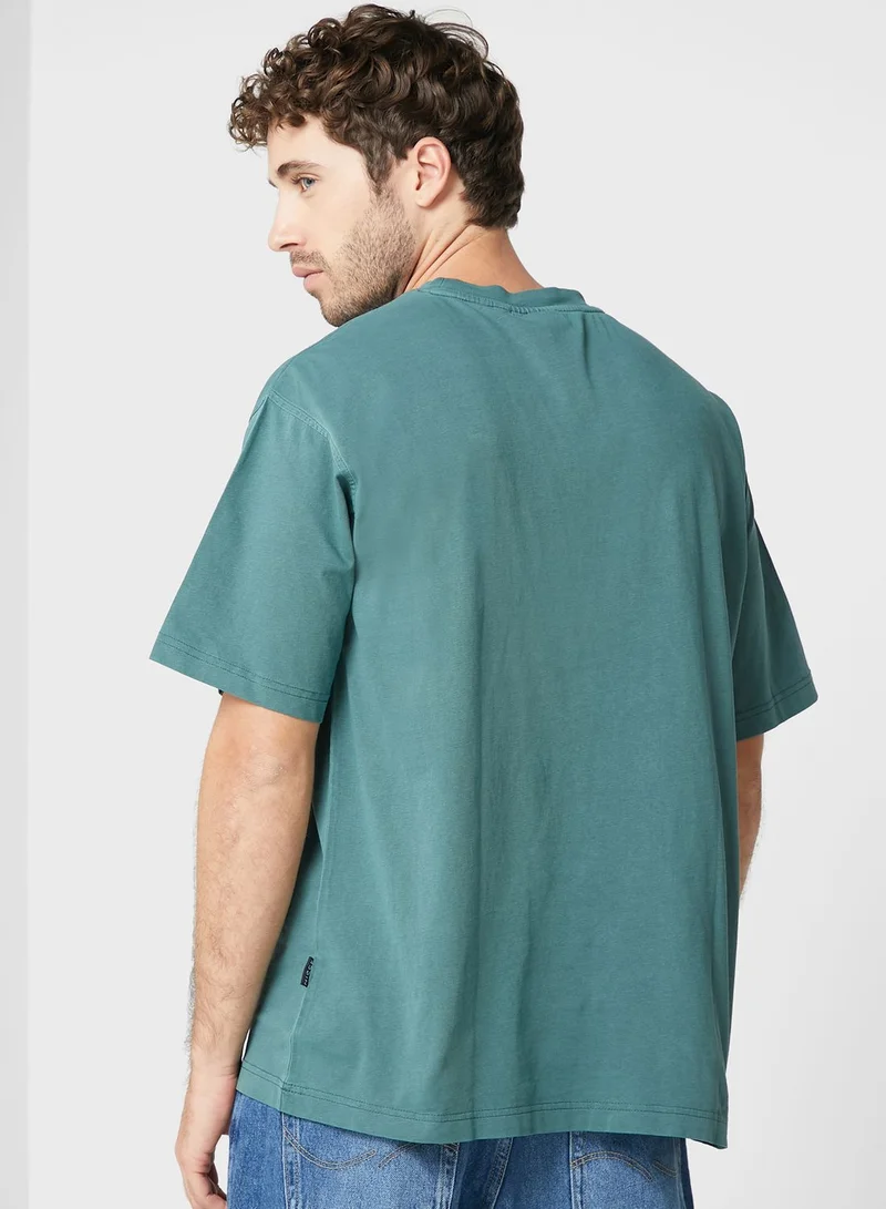 nicce london Garment Dye Mercury T-Shirt
