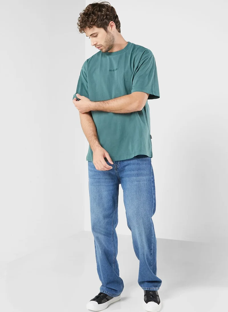 nicce london Garment Dye Mercury T-Shirt