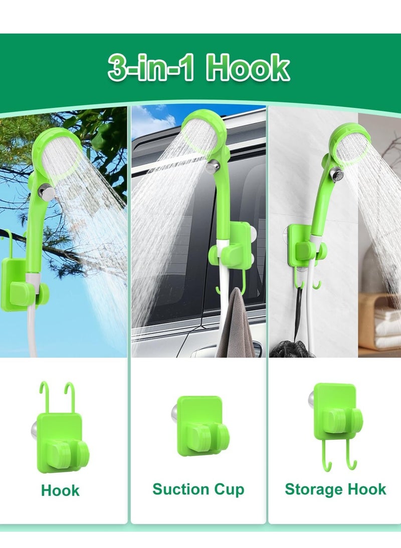 Portable Shower for Camping, Outdoor Electric Shower Rechargeable Pump with Intelligent Digital Display, Camping Shower Head Nozzle for Camping, Hiking, Traveling, Washing - Image 4