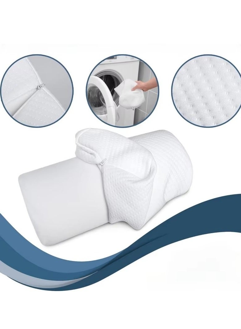 Half Cylindrical memory foam Leg Pillow Office Decor Knee Pads Wedge Pillow Back Leg Cushion Knee Bolster Pillow Comfortable Waist Pillow Bed Lumbar Pillow Neck Cushion Footrest Pillow Portable ﻿  - Image 4