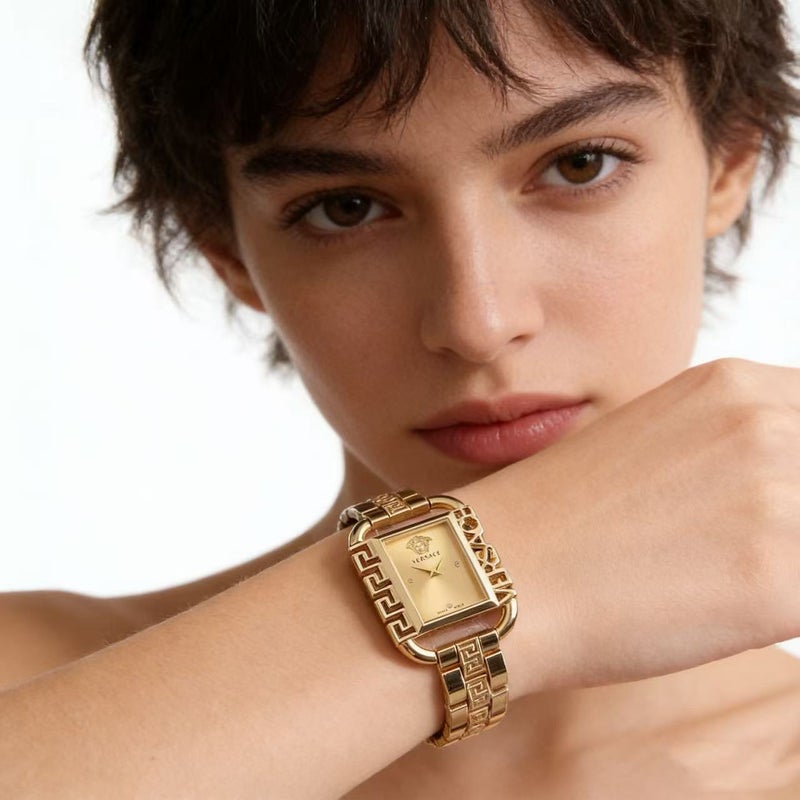 VERSACE 19V69 Women's VERSACE 19V69 Gold Luxury Decorative Quartz Watch - Image 2