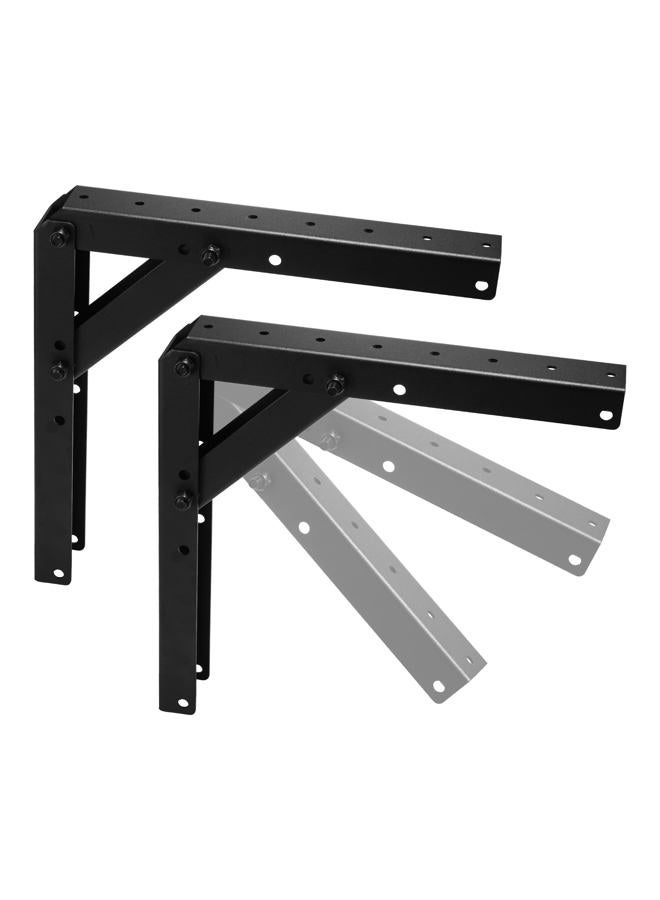 Sihnman Heavy Duty Adjustable Angle Bracket (2 pc) for Wall Mount, Roof Mount, Foldable Hinge Bracket, Truss and Frame for Solar Panel Stand, Awning Roof, Commercial Sign, Table Shelf Support. - Image 1