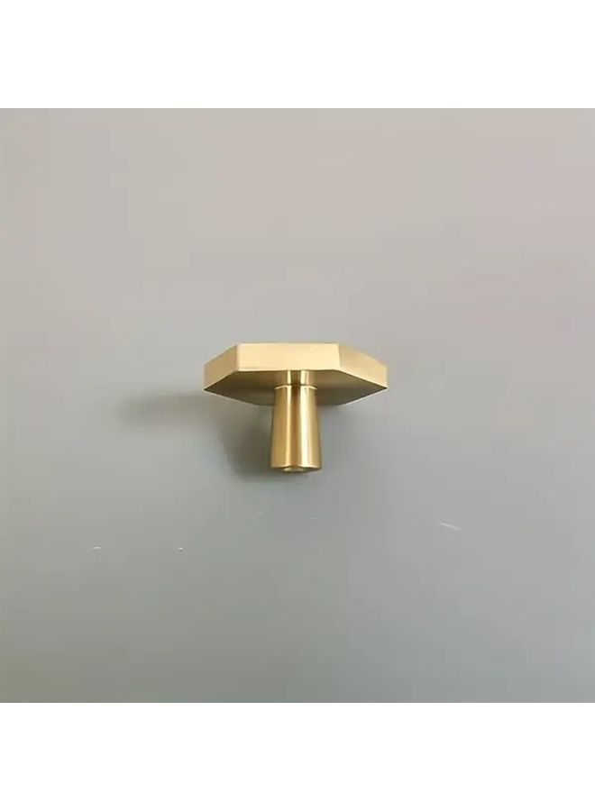 6Pcs Solid Brass Hexagonal Drawer Handles For Kitchen Cabinets Furniture Wardrobes - Image 5