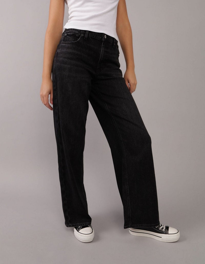 American Eagle AE Strigid Super High-Waisted Baggy Wide-Leg Ankle Jean - Image 1