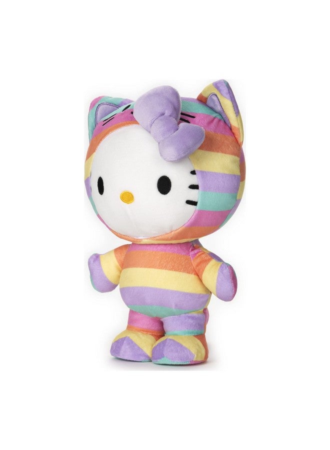 GUND Sanrio Hello Kitty Rainbow Outfit Plush, Premium Stuffed Animal For Ages 1 And Up, 9.5”, Rainbow - Image 2