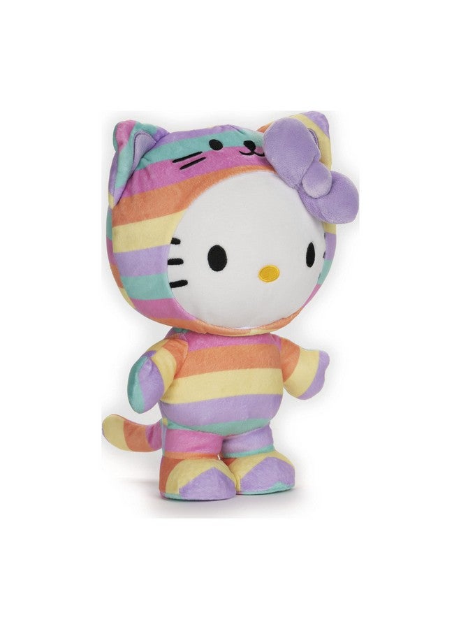GUND Sanrio Hello Kitty Rainbow Outfit Plush, Premium Stuffed Animal For Ages 1 And Up, 9.5”, Rainbow - Image 4