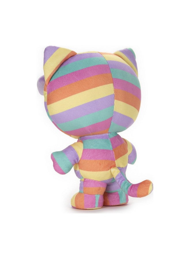 GUND Sanrio Hello Kitty Rainbow Outfit Plush, Premium Stuffed Animal For Ages 1 And Up, 9.5”, Rainbow - Image 3