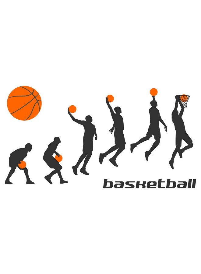 WOYINIS Basketball Players Wall Stickers Slam Dunk DIY Sport Wall Decals for Kids Room Boys Bedroom Home Wall Decorations - Image 2