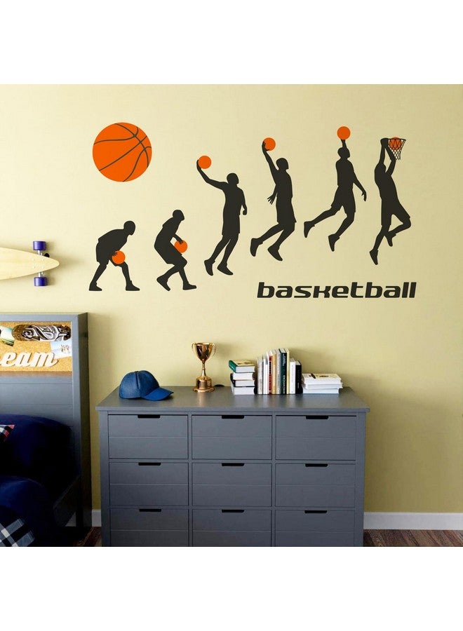 WOYINIS Basketball Players Wall Stickers Slam Dunk DIY Sport Wall Decals for Kids Room Boys Bedroom Home Wall Decorations - Image 5