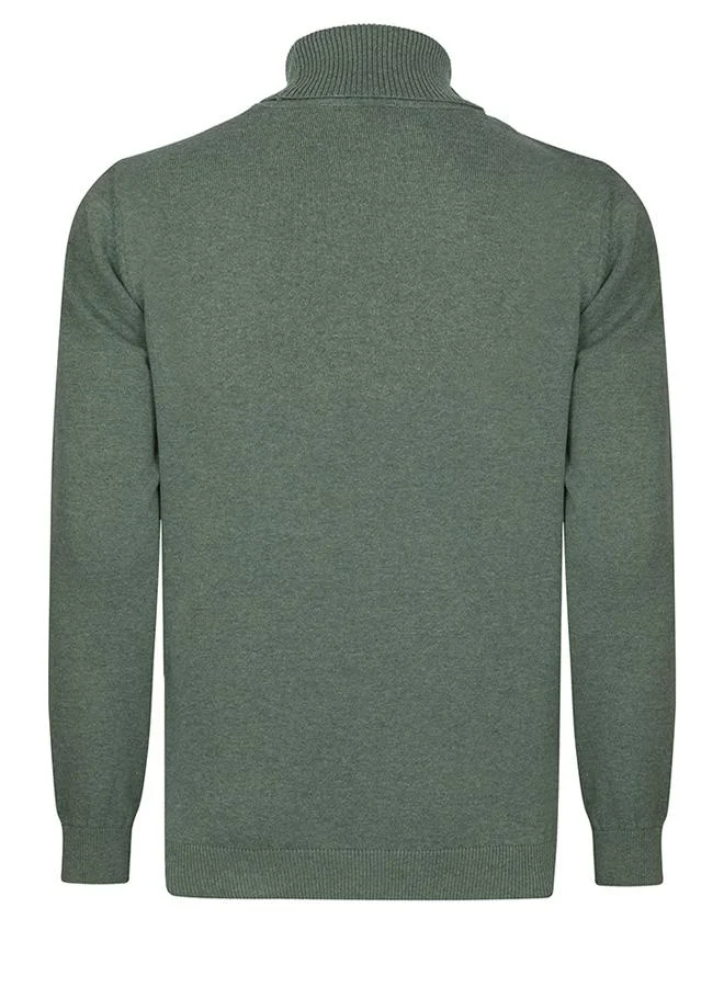 Felix Hardy Green Turtleneck Pullover for Men | Best Price UAE