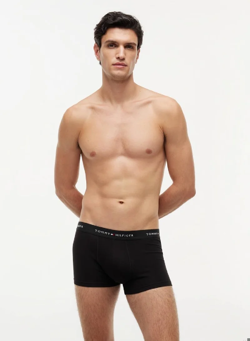 TOMMY HILFIGER 3-Pack Signature Repeat Logo Waistband Trunks