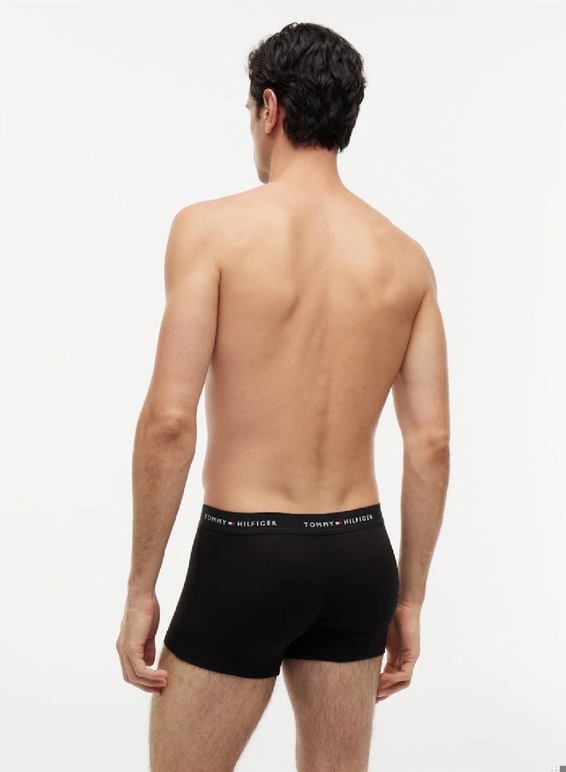 TOMMY HILFIGER 3-Pack Signature Repeat Logo Waistband Trunks - Image 5