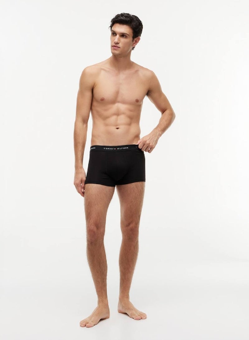 TOMMY HILFIGER 3-Pack Signature Repeat Logo Waistband Trunks - Image 3