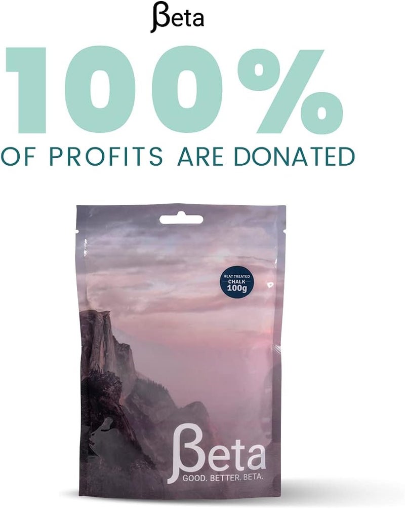 Beta Climbing Beta Rock Climbing Chalk Premium, Heat Treated Loose Powdered Rock Climbing Chalk Made with 100% Magnesium Carbonate. 100% of Profits Donated. The Strongest Grip Possible. (Chalk Powder, Hand Chalk) - Image 3