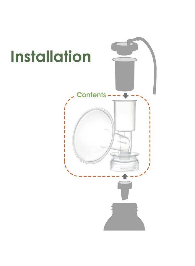 Maymom Breast Shield Flange Compatible for Ameda Breast Pumps MYA Joy Finesse (19 mm, 1-Piece) - Image 3