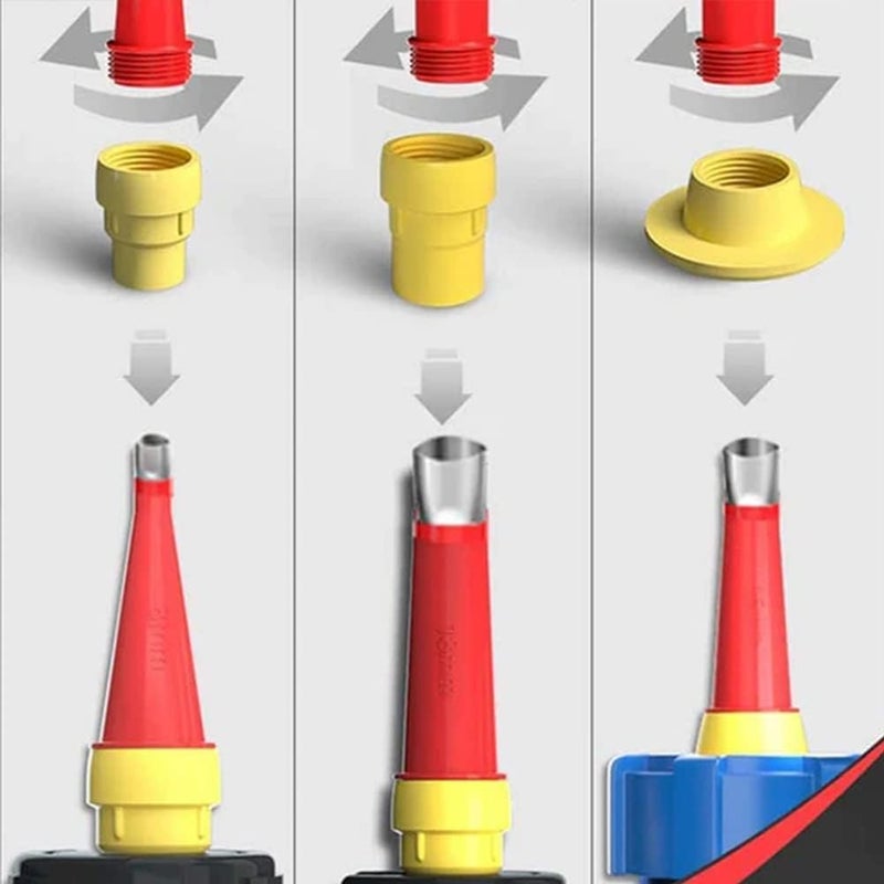 klarako Universal Integrated Rubber Nozzle Tool Kit,Easy Caulking Finisher Set,Rubber Nozzle for Caulking (Set H) - Image 3