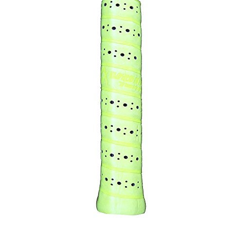 Volkl Biotac Replacement Grip-Single Pack (Neon Yellow/Black Dots) - Image 2