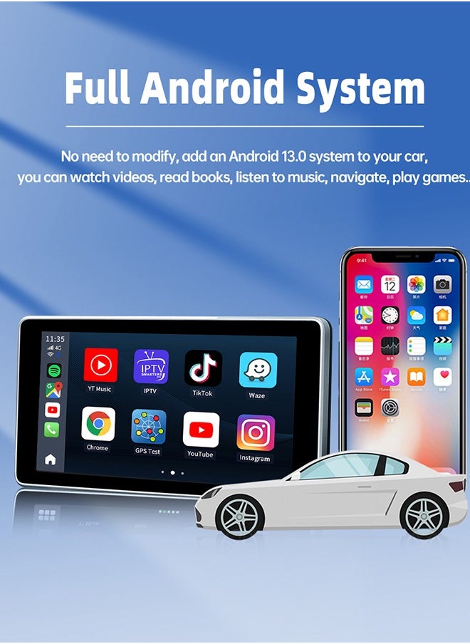 Carlinkit - CarlinKit 2024 NEW CarPlay Ai Box Qualcomm QCM6125 8-Core CPU Android 13 Wireless Carplay Android auto GPS For Wired CarPlay Car - Image 1