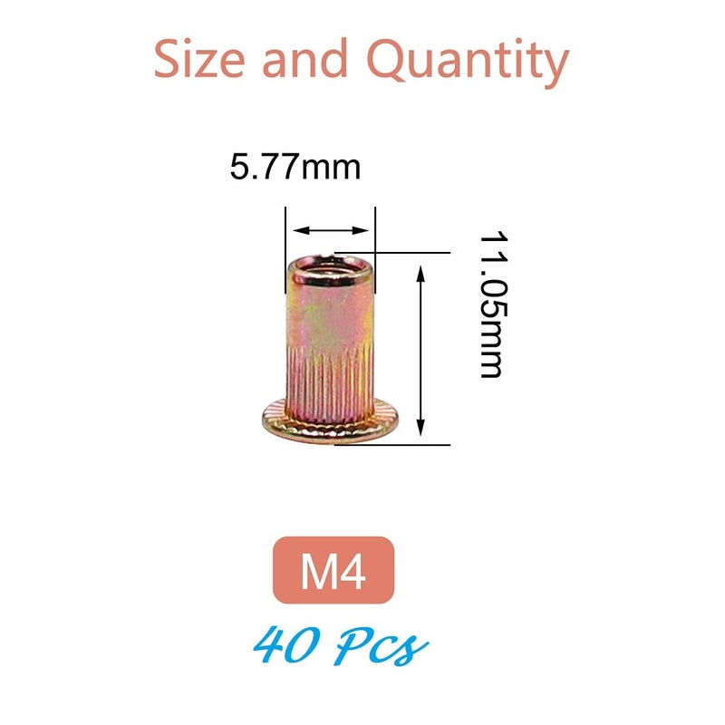 M4 Steel Threaded Rivet Nut - Image 3