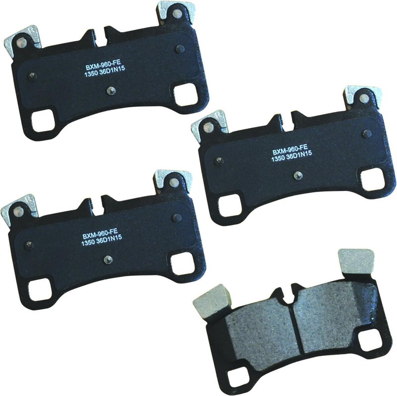Bendix Premium SBM1350 Semi-Metallic Rear Brake Pads for Porsche Cayenne 2010-2008 - Image 1