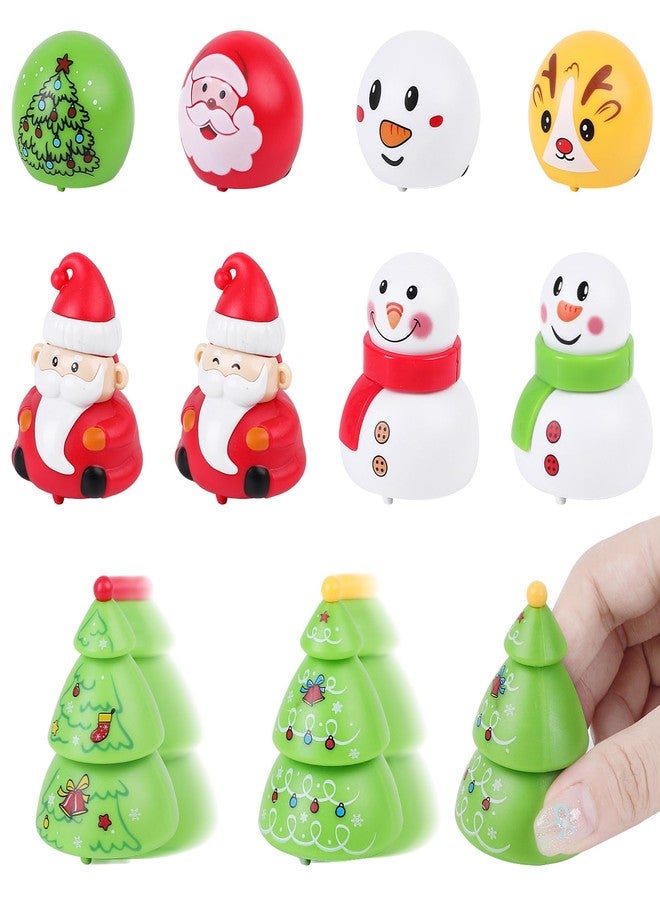 LOKIPA 10PCS Christmas Pull Back Cars Toys, Christmas Toy Cars Bulk Mini Xmas Car Toys Xmas Car Party Favors Gifts for Xmas Stocking Stuffers - Image 1