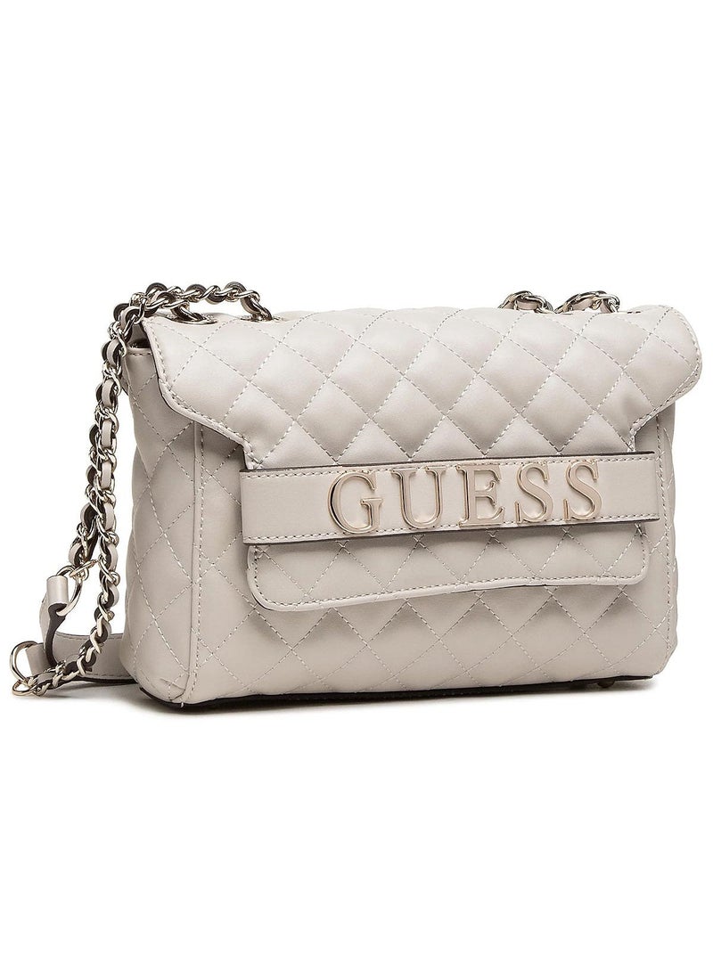 Guess Light Grey Women Bags Hwvg7970210 Gry - Image 4