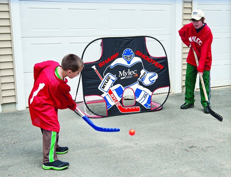 Mylec All Purpose Goal for Outdoor Sports, Foldable Nylon Sports Net, Lightweight & Portable, Easy Assembly & Durable, Perfect Hockey Gifts (Red, 5 Pounds) - Image 2