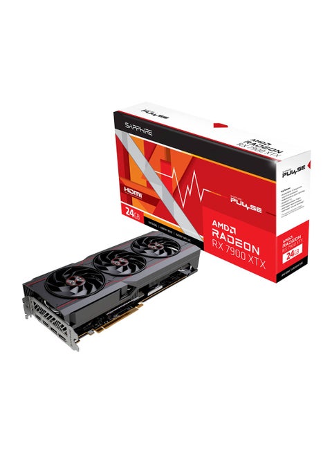 Sapphire Pulse AMD Radeon RX 7900 XTX Gaming Graphics Card, 24GB GDDR6 384-Bit Memory, 2525 MHz Boost Clock, 20 Gbps Memory Speed, 6144 Stream Processors, PCI-Express 4.0 x16 | 11322-02-20G