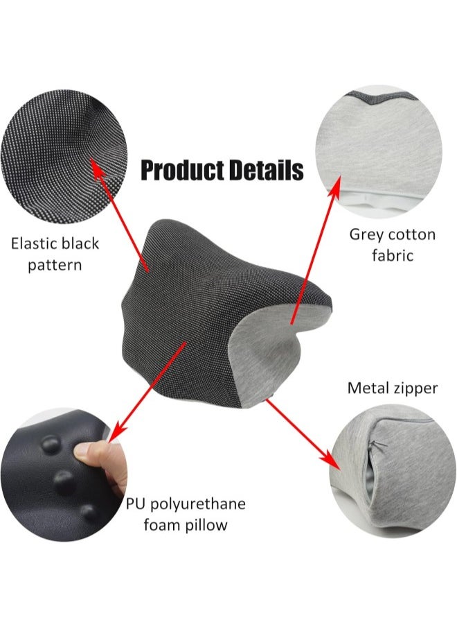 Generic - Neck Stretcher for Neck Pain Relief, 25×13×12cm Cervical Traction Pillows Device Pillow, Neck and Shoulder Relaxer for Cervical Spine Alignment (B - Built-in Pillow) - Image 1