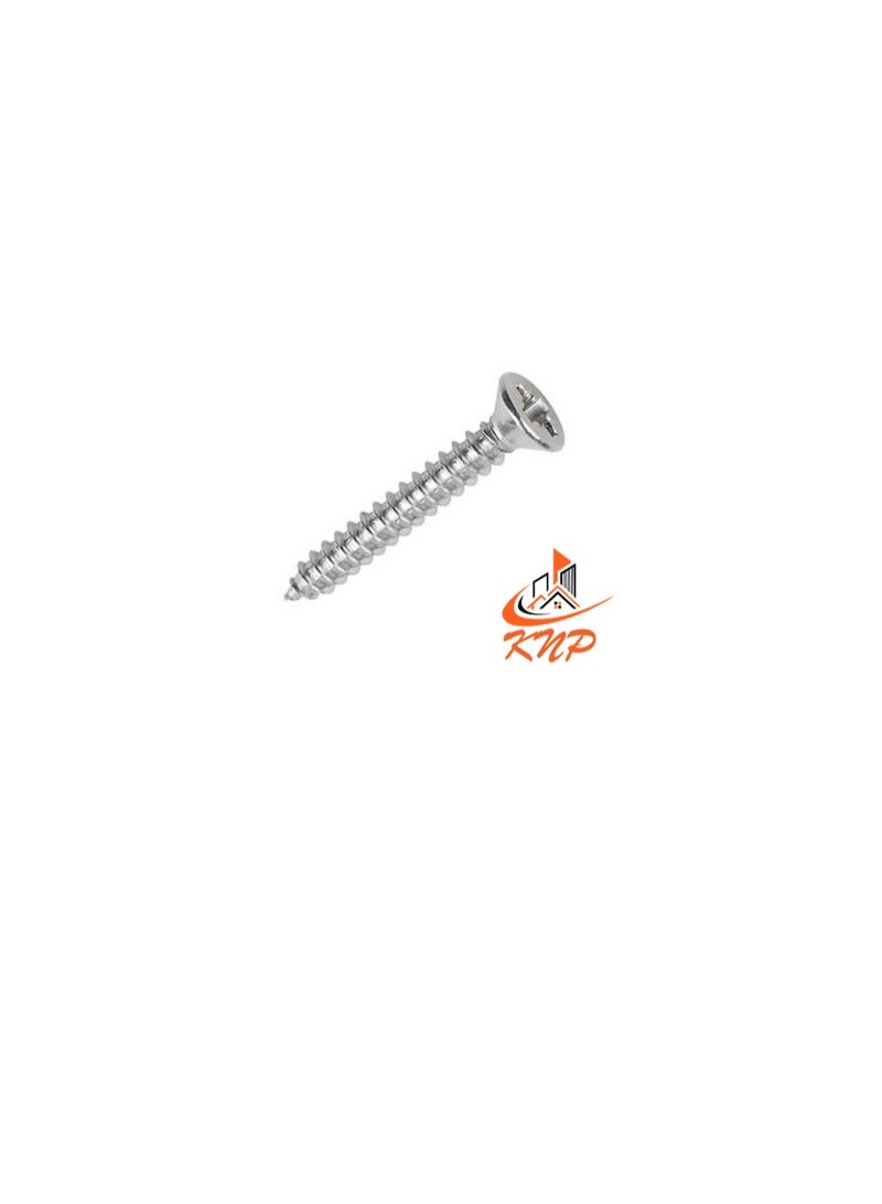 KNP Countersunk Self-Tap Screws - Pack of 200 (1/2" x 4g) - Image 1