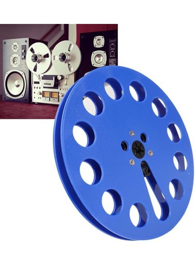 Asixxsix 1 4 Inch 7 Inch Blue Empty Take Up Reel 12 Holes Plastic Tape Reel for ReVox Tape Player Opening Machine Part - Image 5