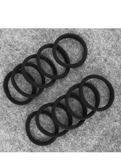 Oasisgalore 12-Pack Black Hair Ties, Rubber Band Hair Scrunchies and Bands for Women & Girls  - Image 4