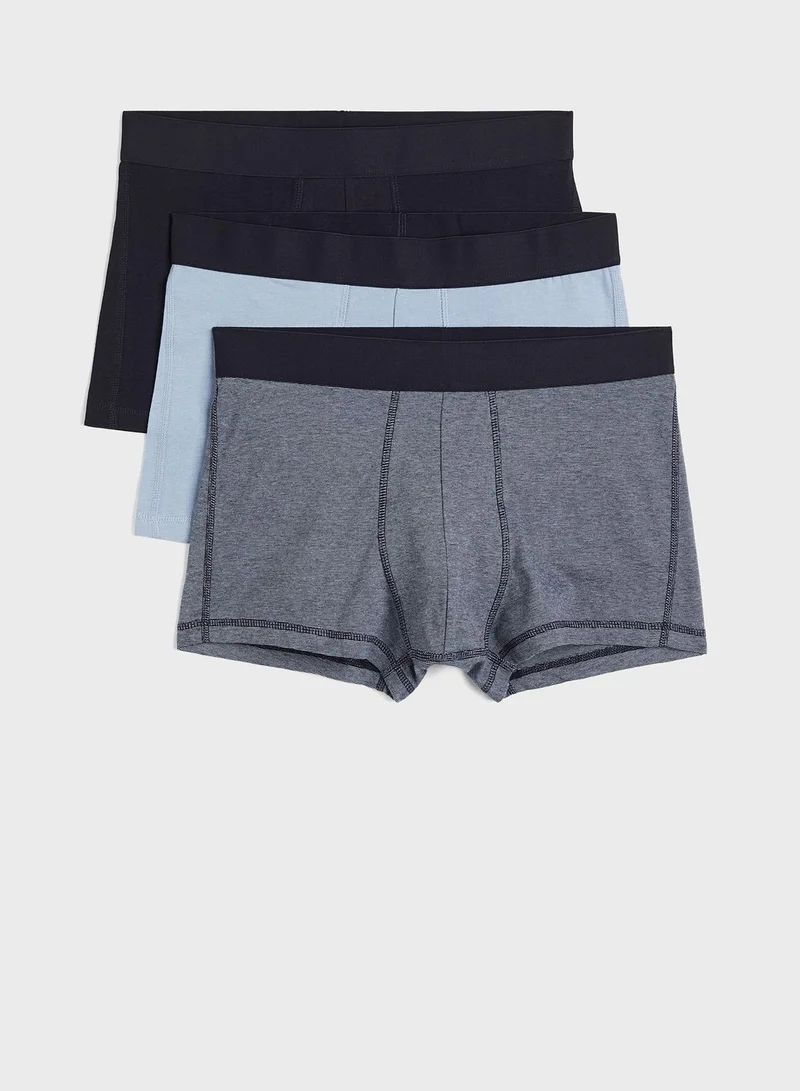 H&M 3 Pack Assorted Trunks