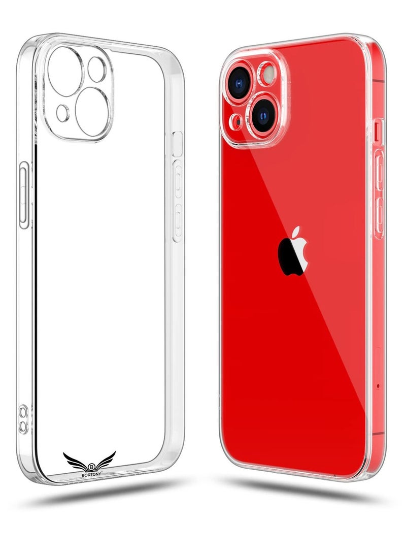 iPhone 13 Protective Case 6.1 inch Crystal Clear Anti Yellowing Slim Thin TPU Transparent Cover For Apple iPhone 13 - Image 1