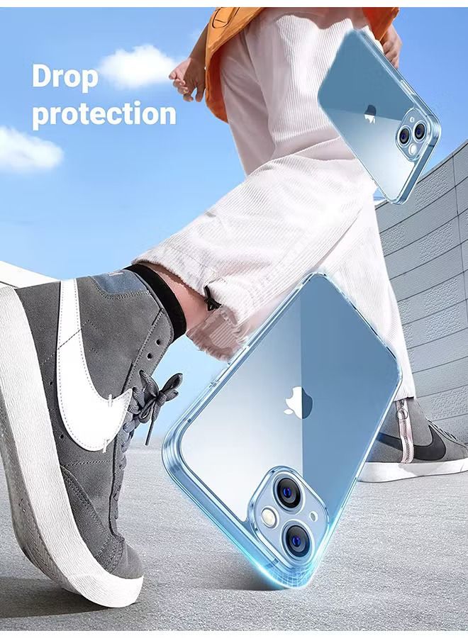 iPhone 13 Protective Case 6.1 inch Crystal Clear Anti Yellowing Slim Thin TPU Transparent Cover For Apple iPhone 13 - Image 2