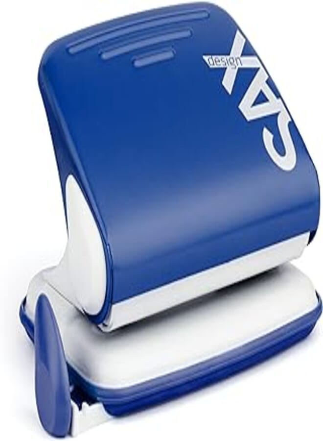 Sax Office 2 Hole Puncher 318 M Blue 